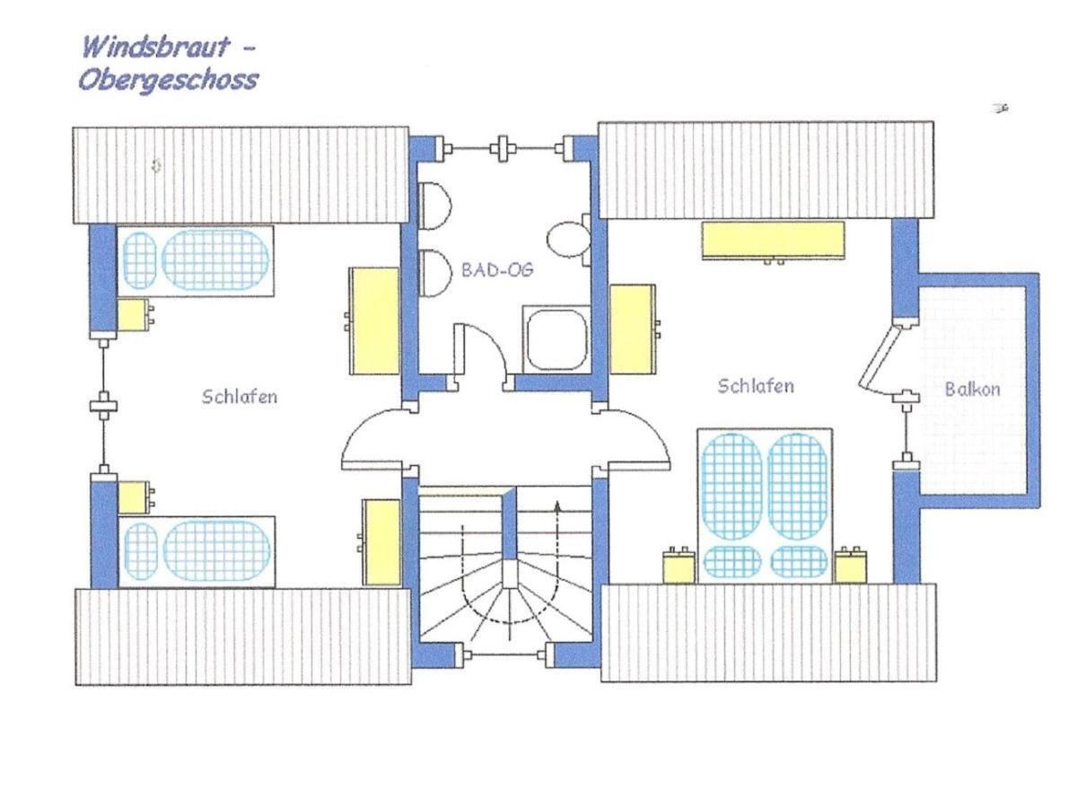 Reetdachhaus Windsbraut Villa Breege Ngoại thất bức ảnh